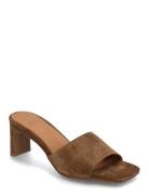 Sandals Sandal Med Hæl Brown Billi Bi