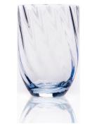 Swirl Tumbler Home Tableware Glass Drinking Glass Blue Anna Von Lipa