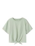 Nkfvaya Ss Loose Top Tops T-Kortærmet Skjorte Green Name It