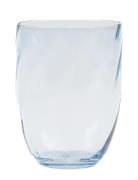Swirl Tumbler Home Tableware Glass Drinking Glass Blue Anna Von Lipa