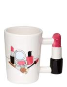 Lipstick Ceramic Shaped Handle Mug Home Meal Time Cups & Mugs Cups Whi...