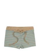Swim Pant Uv Aop Recycled Badeshorts Green Mikk-line