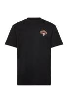 Guzman Dead Diners T-Shirt Tops T-Kortærmet Skjorte Black Santa Cruz