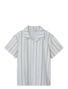 Nkmfigaro Ss Nreg Resort Shirt Tops Shirts Short-sleeved Shirts White ...