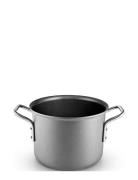Grey Line Pot 2.5 L 16 Cm Ceramic Slip-Let® Coating Home Kitchen Pots ...