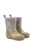 Printed Wellies Shoes Rubberboots High Rubberboots Khaki Green Mikk-li...