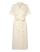 Reg Pocket Dress Knælang Kjole Cream GANT