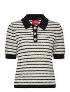 Charlescras Knit Blouse Tops Knitwear Jumpers Black Cras