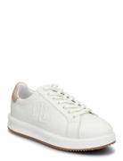 Ainsley Two-T Leather Sneaker Low-top Sneakers White Lauren Ralph Laur...