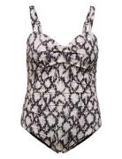 Carelly Swimsuit Badedragt Badetøj Cream ONLY Carmakoma