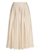Flared Skirt With Pleated Detail Skirts Knee-length & Midi Skirts Crea...