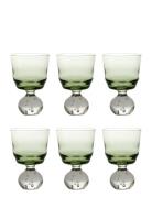 Stem Glass Eternal Snow S By Bela Silva Set/6 Home Tableware Glass Win...