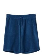 Organic Cotton Terry Shorts Bottoms Shorts Casual Blue Lexington Cloth...