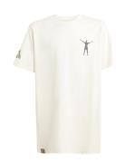 Jb Cw Tee Y Tops T-Kortærmet Skjorte White Adidas Performance