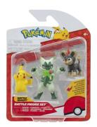 Pokemon Battle Figure 3 Pk Litleo, Pikachu, Floragato Toys Playsets & ...