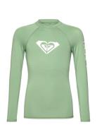 Whole Hearted Ls Tops T-shirts Long-sleeved T-Skjorte Green Roxy