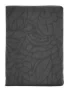 Tablecloth 140X320 Abstract Leaves Damask Ash Home Textiles Kitchen Te...