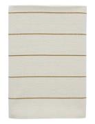 Tablecloth 140X270 Line Offwhite/Gold Home Textiles Kitchen Textiles T...