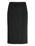 Stretch Cady Pencil Skirt Pencilnederdel Nederdel Black Lauren Ralph L...