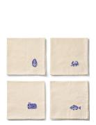 Napkins 4-Pack Charms Home Textiles Kitchen Textiles Napkins Cloth Nap...