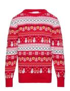 The Reinstyle Sweater Red Kids Tops Knitwear Pullovers Red Christmas S...