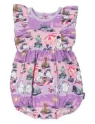 Stranddag Playsuit Bodies Sleeveless Bodies Purple MUMIN