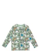 Insekter Tröja Tops T-shirts Long-sleeved T-Skjorte Green MUMIN
