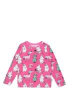 Tjejgäng Tröja Tops T-shirts Long-sleeved T-Skjorte Pink MUMIN