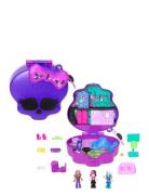 Monster High Compact With 3 Micro Dolls & 10 Accessories, Opens To Hig...
