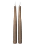 Rustic Finish Led Taper Candle 2-Pack Home Decoration Candles Led Cand...
