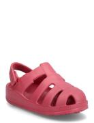 Flip-Flops With Velcro Straps Shoes Summer Shoes Sandals Red Mango