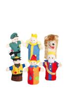 Fabric Puppets 6 Pc Set Toys Soft Toys Stuffed Toys Multi/patterned RO...