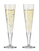 Goldnacht Champagneglas 2-Pack Home Tableware Glass Champagne Glass Nu...