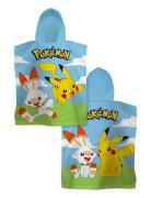 Pokemon Poncho Home Bath Time Bath Poncho Multi/patterned Björna