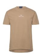 26/1 Jersey-Ssl-Tsh Tops T-Kortærmet Skjorte Beige Polo Ralph Lauren