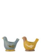 Birdy Egg Cup Home Tableware Bowls Egg Cups Blue Bloomingville