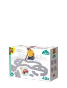 Felt Road Circuit With Car 40 Parts Toys Toy Cars & Vehicles Race Trac...