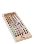 Knife Set 6 Pcs Laguiole Home Tableware Cutlery Knives Multi/patterned...