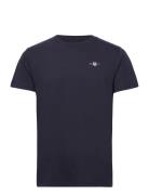 Shield Pajama T-Shirt Tops T-Kortærmet Skjorte Navy GANT