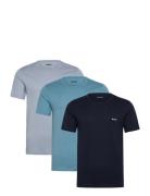 Tshirtrn 3P Classic Tops T-Kortærmet Skjorte Multi/patterned BOSS
