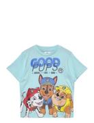 Tshirt Tops T-Kortærmet Skjorte Blue Paw Patrol