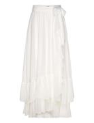 Mirella Wrap Maxi Skirt Skirts Maxi Skirts White Bardot