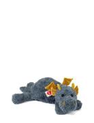Dragon Lottie 48 Cm Toys Soft Toys Stuffed Animals Blue Teddy Hermann