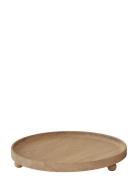 Inka Wood Tray Round Home Tableware Dining & Table Accessories Trays B...