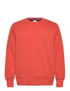 Reg Shield C-Neck Sweat Tops Sweatshirts & Hoodies Sweatshirts Orange ...