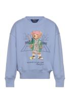 Polo Bear Terry Sweatshirt Tops Sweatshirts & Hoodies Sweatshirts Blue...