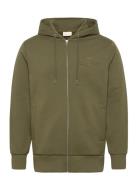 Reg Tonal Shield Full Zip Hoodie Tops Sweatshirts & Hoodies Hoodies Kh...