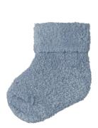 Nbmollo Terry Fluffy Sock Sokker Strømper Blue Name It