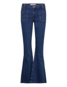 Ivy-Ann Charlotte Jeans Wash Middar Bottoms Jeans Flares Blue IVY Cope...