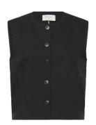 Fqmaeve-Waistcoat Blazers Sleeveless Blazers Black FREE/QUENT